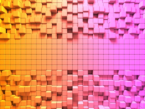 Padrão de cubos coloridos brilhantes — Fotografia de Stock