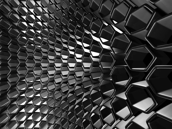 Modèle hexagonal brillant — Photo