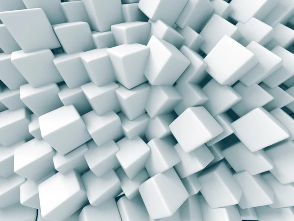 Білі кубики Абстрактний фон — стокове фото