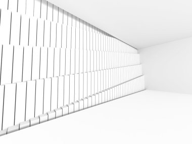 Soyut beyaz minimalist tasarım 