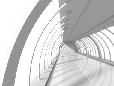 Boş Beyaz Modern salonu iç