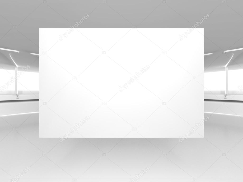 Blank Banner Board Stock Photo by ©VERSUSstudio 123632224