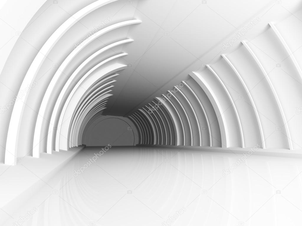 Abstract Architecture Tunnel Corridor Background