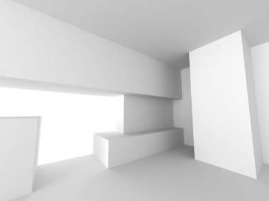 Soyut kentsel endüstriyel tasarım mimari arka plan