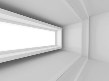 Beyaz mimari geometrik arka plan