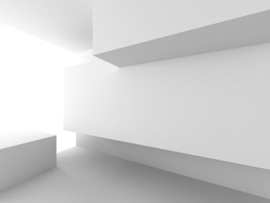 fütüristik tasarım mimari iç arka plan