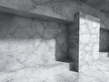 Beton duvar mimari tasarım arka plan