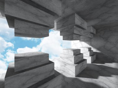 Soyut yapı modern tasarımı