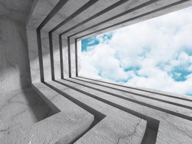 Soyut yapı modern tasarımı