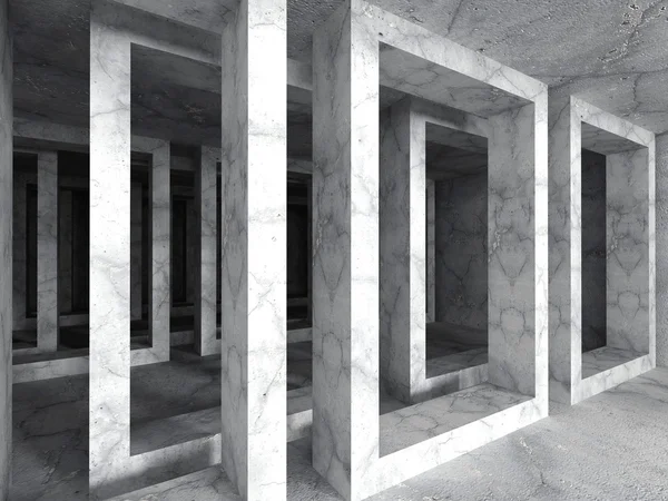 Будівництво темної бетонної архітектури — стокове фото
