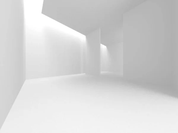 照光式インテリアデザイン 空の部屋のインテリア背景 3Dレンダリング — ストック写真
