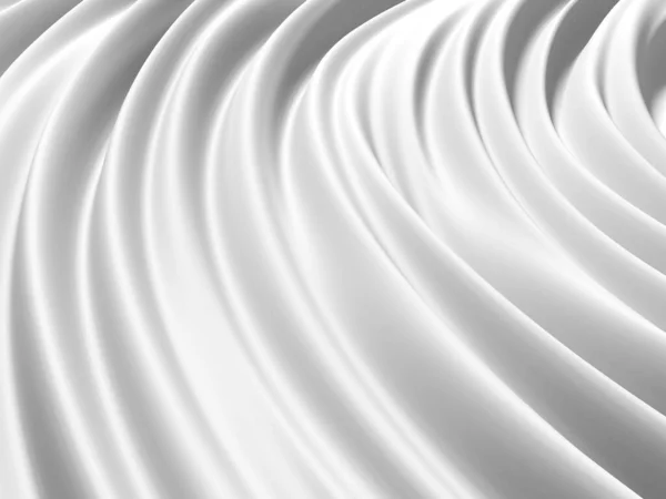 White Abstract Liquid Wavy Background Render Illustration — Stock Photo, Image