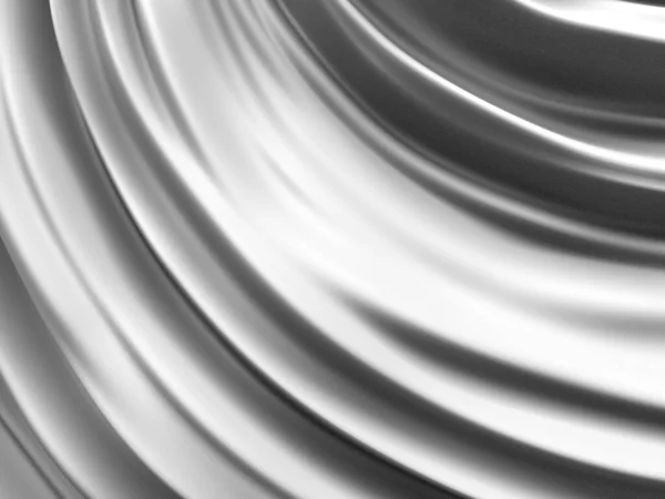 Metallic Abstract Wavy Liquid Background Render Illustration — Stock Photo, Image