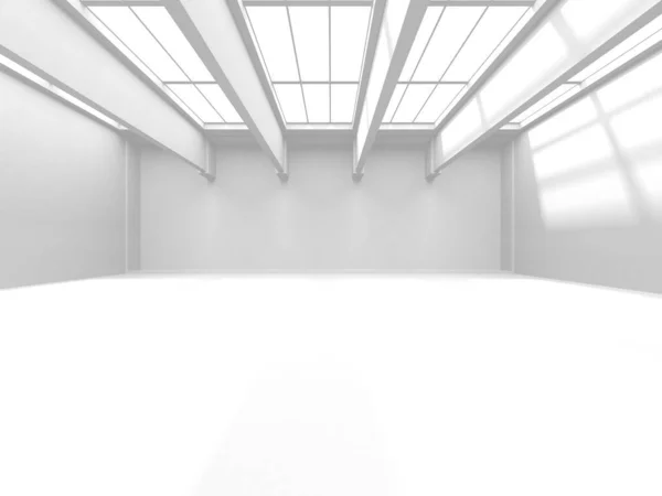 Osvětlený Design Interiéru Moderní Architektura Koncepce Pozadí Vykreslení — Stock fotografie