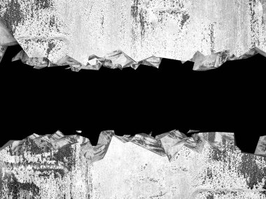 Beton duvarda çatlak var. Grunge 'un geçmişi. 3d resimleme