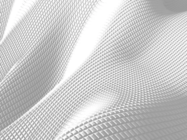 Beyaz soyut sıvı dalgalı arka plan. 3d resimleme