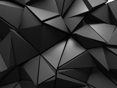 Krom Metalik Parlak Fütürist Arkaplan. 3d Hazırlama