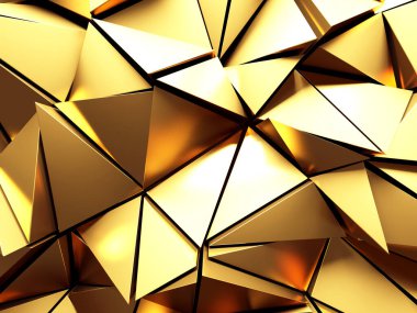 Lüks Altın Parlak Özgeçmiş. 3d Hazırlama