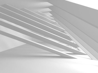 Aydınlatılmış koridor iç tasarımı. Boş Oda İç mimarisi. 3 Boyutlu Hazırlama