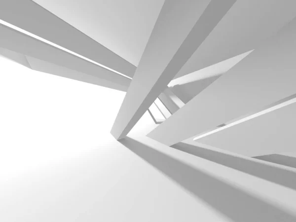照明付きの廊下インテリアデザイン 空の部屋のインテリア背景 3Dレンダリング — ストック写真