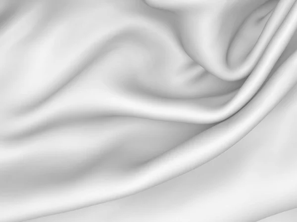 Абстрактний Білий Фон Текстури Тканини Ілюстрація Рендеринга — стокове фото