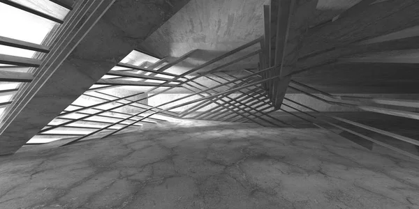 Σκούρο Τσιμεντένιο Τοίχο Αρχιτεκτονική Κενό Δωμάτιο Εικονογράφηση Αποτύπωσης — Φωτογραφία Αρχείου