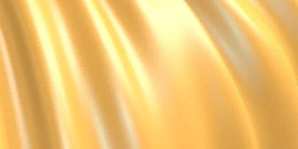 Χρυσό Μετάξι Κομψό Φόντο Υφή Υφάσματος Καθιστούν Απεικόνιση — Φωτογραφία Αρχείου
