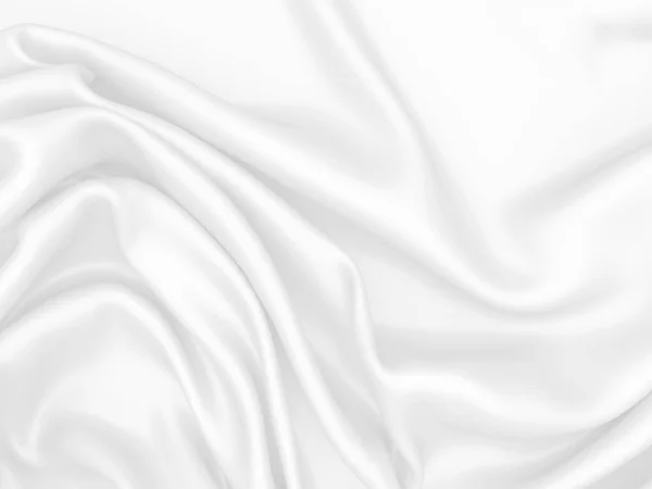 Фон Белой Ткани Роскошный Тканевый Фон Трехмерная Иллюстрация — стоковое фото