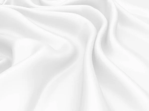 Fundo Textura Tecido Branco Fundo Pano Luxo Renderizar Ilustração — Fotografia de Stock