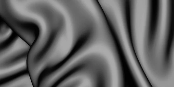 Abstrakcyjne Tło Luksusowe Tkaniny Gładka Elegancka Czarna Jedwabna Lub Satynowa — Zdjęcie stockowe