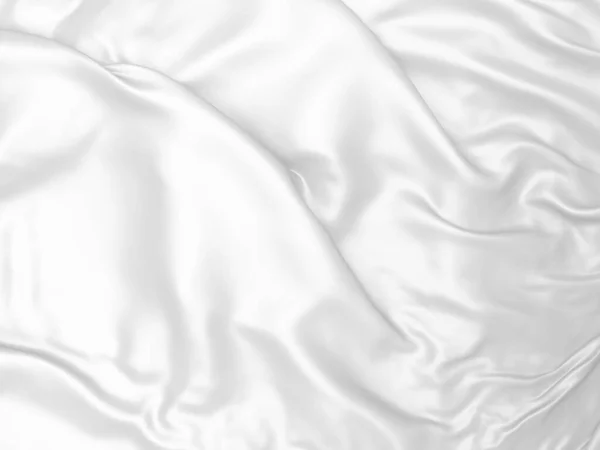 Białe Tło Tekstury Tkaniny Luksusowe Tło Tkaniny Ilustracja Renderowania — Zdjęcie stockowe