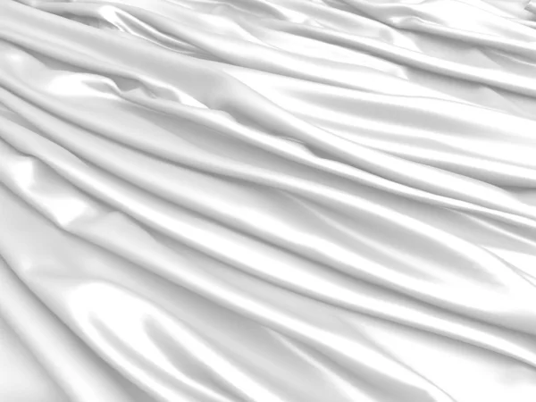 Fundo Textura Tecido Branco Fundo Pano Luxo Renderizar Ilustração — Fotografia de Stock