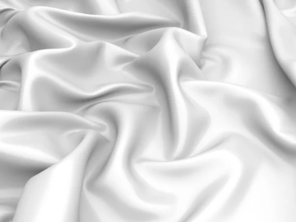 Soyut Beyaz Kumaş Dokusu Arkaplanı Resimleme — Stok fotoğraf