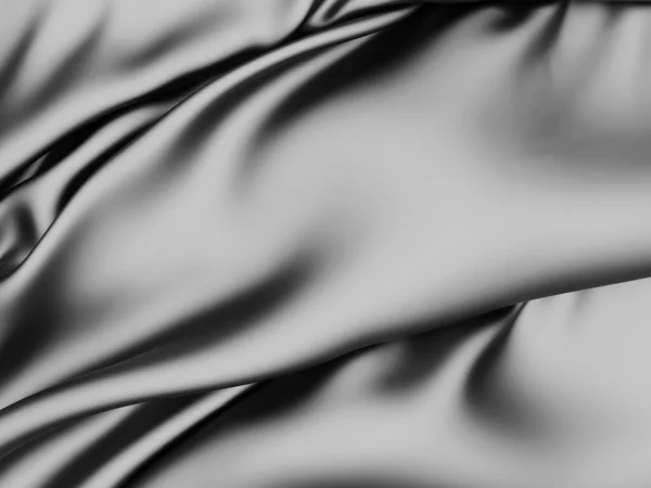 Абстрактний Фон Розкішна Тканина Гладка Елегантна Чорна Шовкова Або Атласна — стокове фото