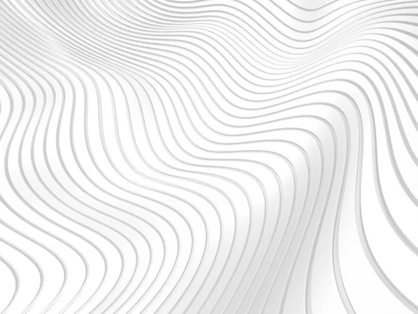 White Abstract Liquid Wavy Background Render Illustration — Stock Photo, Image