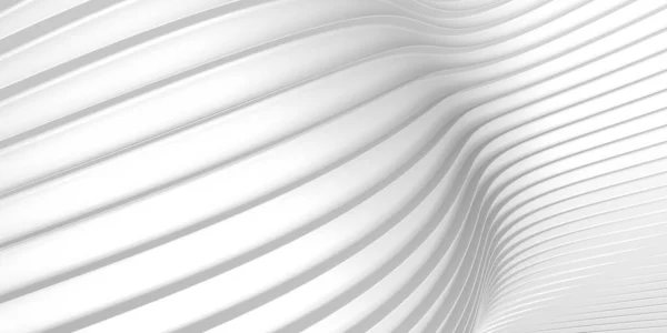 White Abstract Liquid Wavy Background Render Illustration — Stock Photo, Image