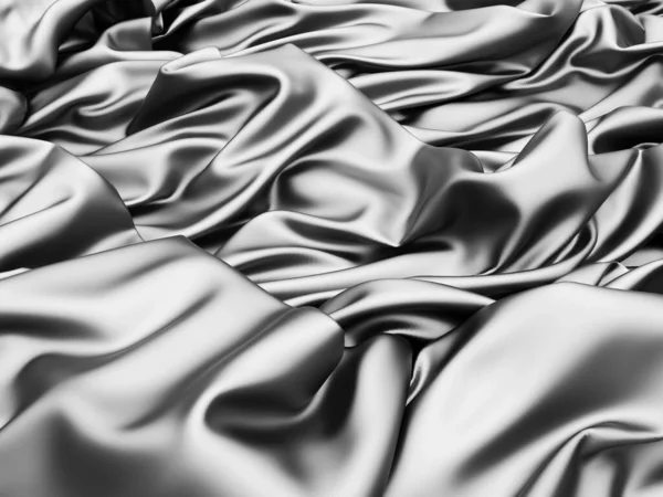 Abstract Background Luxury Cloth Smooth Elegant Black Silk Satin Texture — Stock Photo, Image