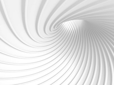 Beyaz soyut sıvı dalgalı arka plan. 3d resimleme