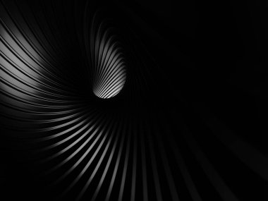 Metalik, soyut, dalgalı sıvı arka plan. 3d resimleme