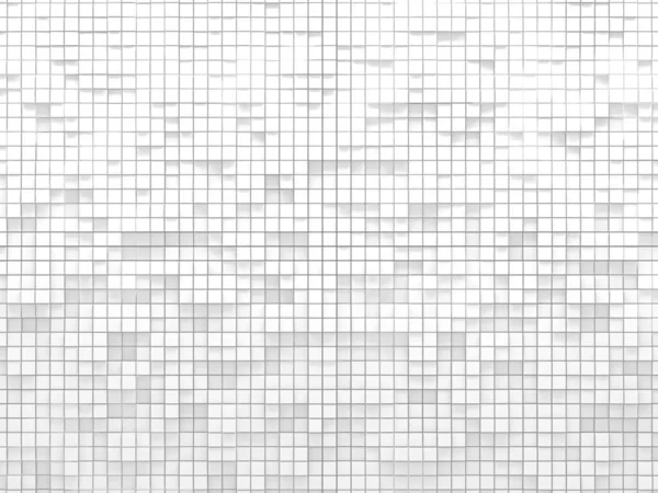 Δομή Λευκών Κύβων Αφηρημένο Φουτουριστικό Υπόβαθρο Απόδοση — Φωτογραφία Αρχείου