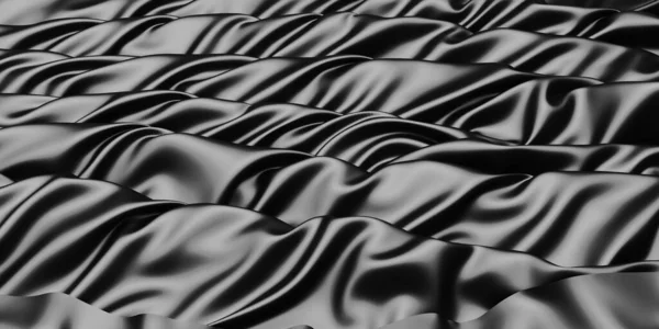 Abstract Background Luxury Cloth Waves Dark Wavy Soft Wrinkled Fabric — Stock Photo, Image