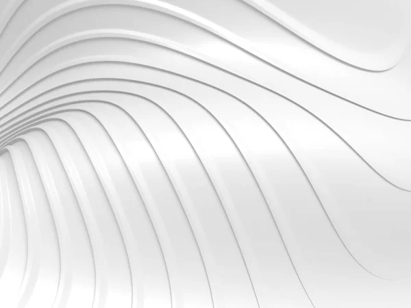 White Abstract Liquid Wavy Background Render Illustration — Stock Photo, Image