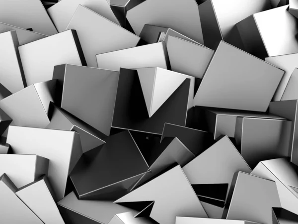 Темні Срібні Кубики Абстрактний Металевий Фон Сучасний Дизайн Візуалізація — стокове фото