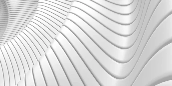 White Abstract Liquid Wavy Background Render Illustration — Stock Photo, Image