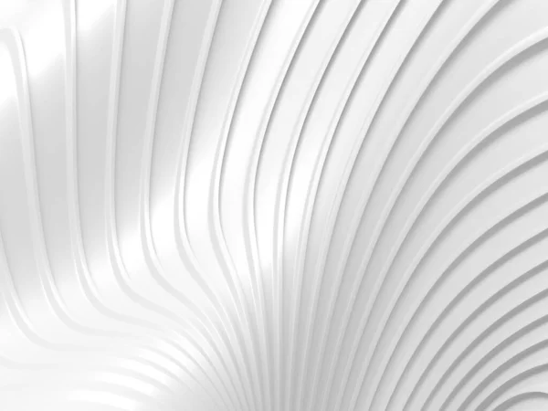 White abstract liquid wavy background. 3d render illustration