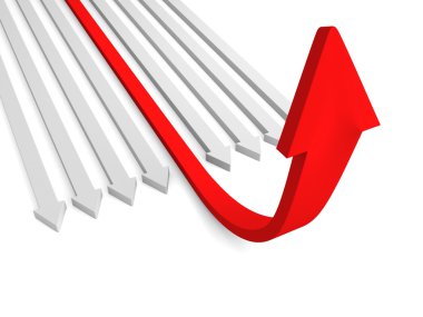 Kırmızı ok lideri kadar yükselen