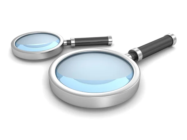 Two Magnifying Glasses — Stock Photo, Image