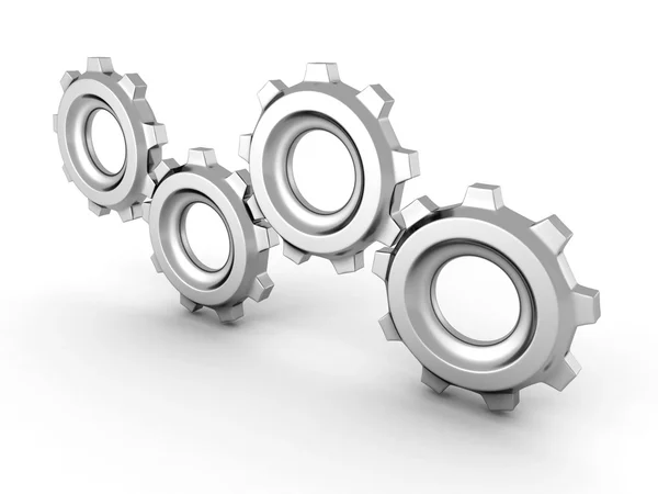 Set of cogwheel gears — Stock Photo, Image