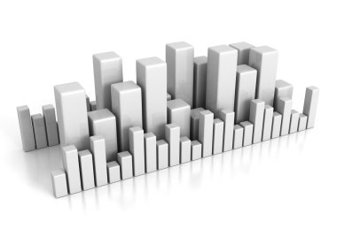 İş çubuk grafik grafik