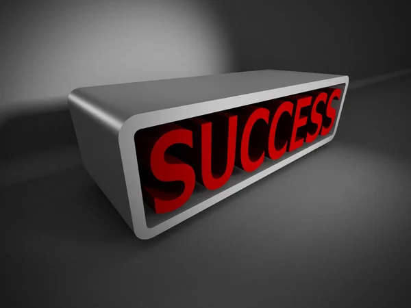 Red SUCCESS word — Stock Photo, Image